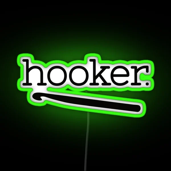 Hooker RGB Neon Sign
