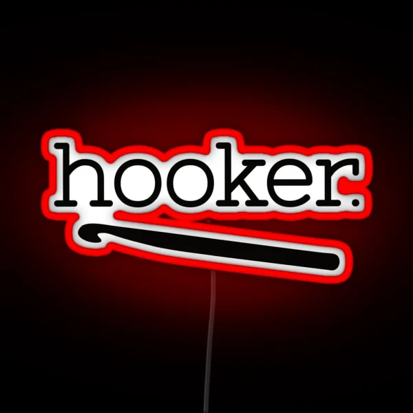 Hooker RGB Neon Sign