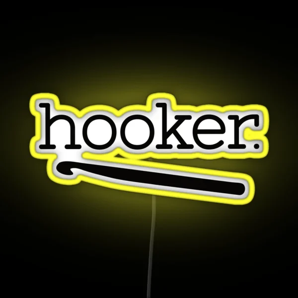 Hooker RGB Neon Sign