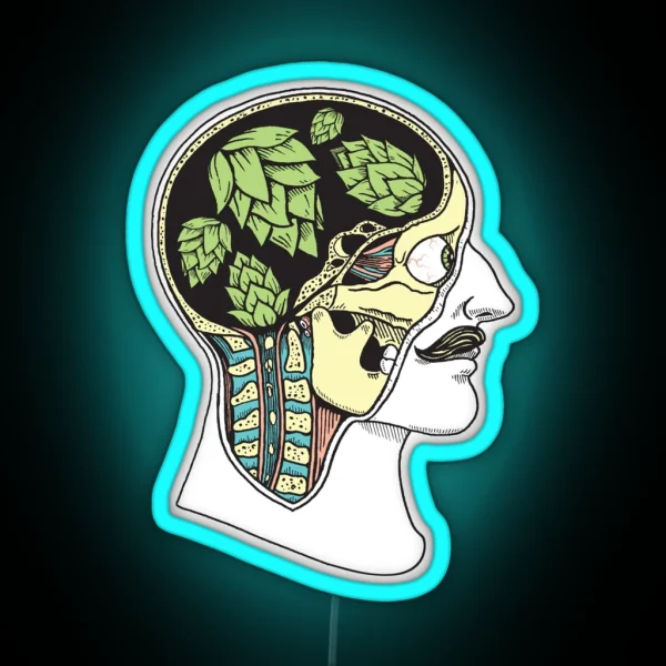 Hop Head RGB Neon Sign