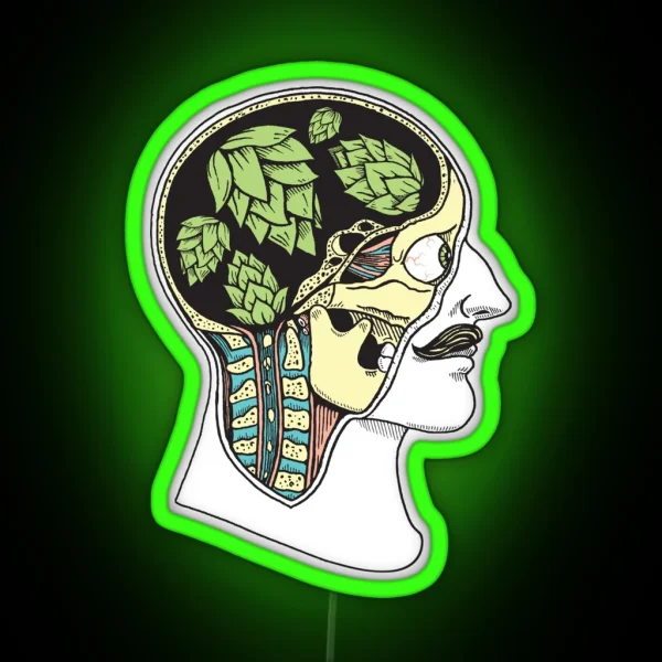 Hop Head RGB Neon Sign