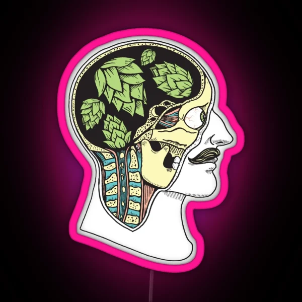 Hop Head RGB Neon Sign