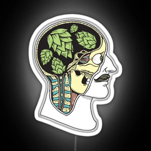 Hop Head RGB Neon Sign