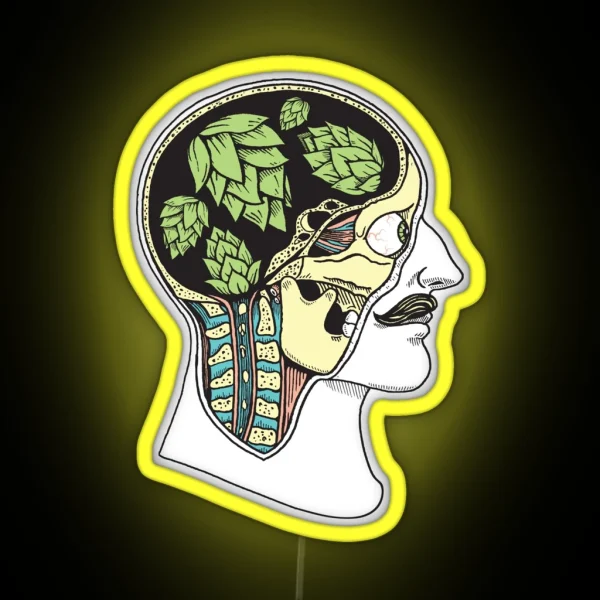 Hop Head RGB Neon Sign