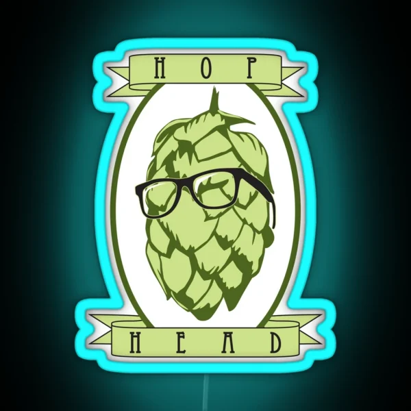 Hop Head RGB Neon Sign
