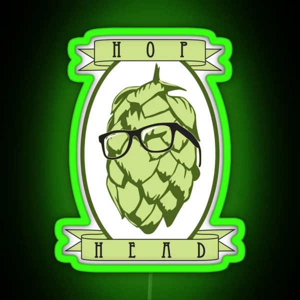 Hop Head RGB Neon Sign