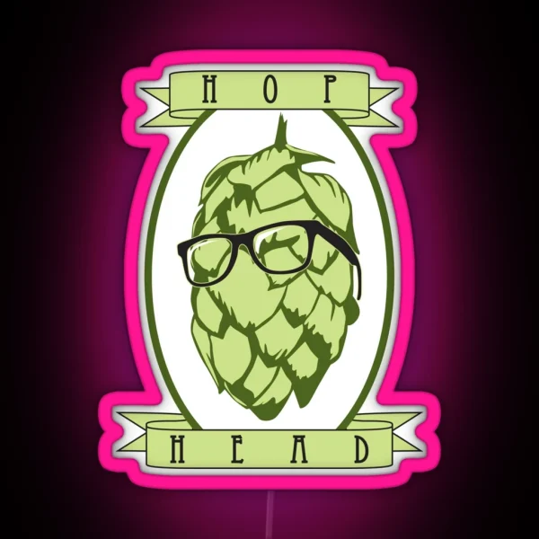 Hop Head RGB Neon Sign