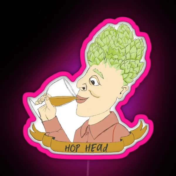 Hop Head RGB Neon Sign
