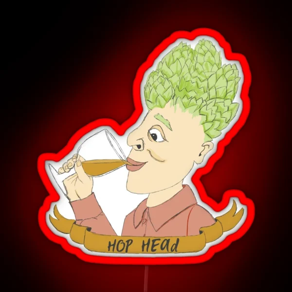 Hop Head RGB Neon Sign