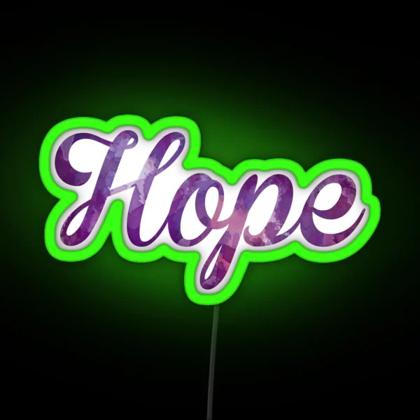 Hope RGB Neon Sign