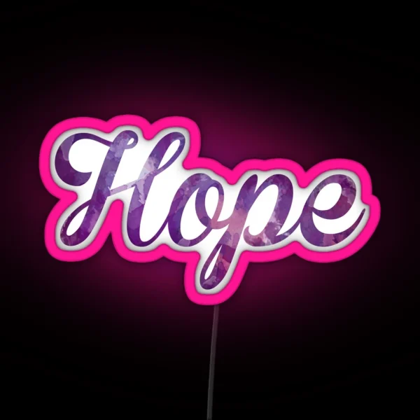 Hope RGB Neon Sign