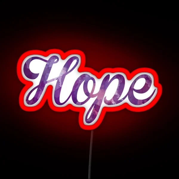 Hope RGB Neon Sign