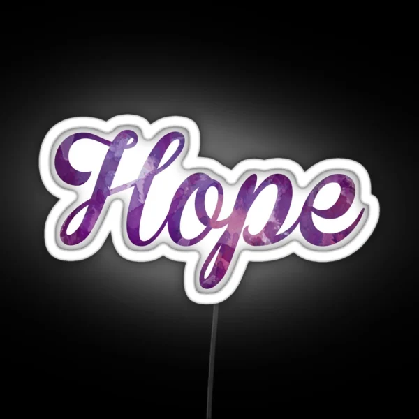 Hope RGB Neon Sign