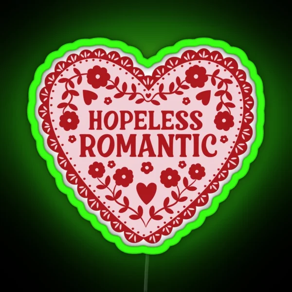 Hopeless Romantic RGB Neon Sign