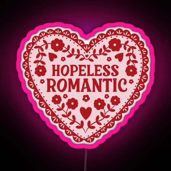 Hopeless Romantic RGB Neon Sign