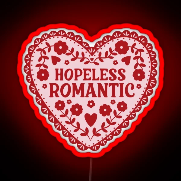 Hopeless Romantic RGB Neon Sign