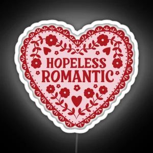 Hopeless Romantic RGB Neon Sign