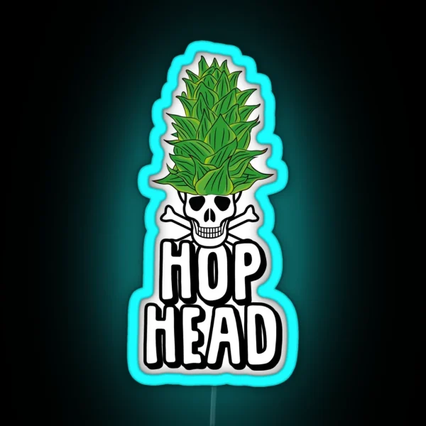 Hophead Hop Head RGB Neon Sign