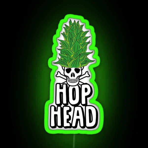 Hophead Hop Head RGB Neon Sign