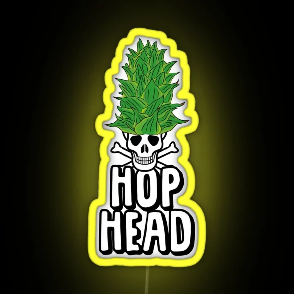 Hophead Hop Head RGB Neon Sign