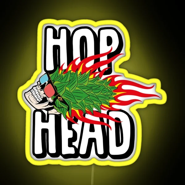 Hophead Hop Head RGB Neon Sign