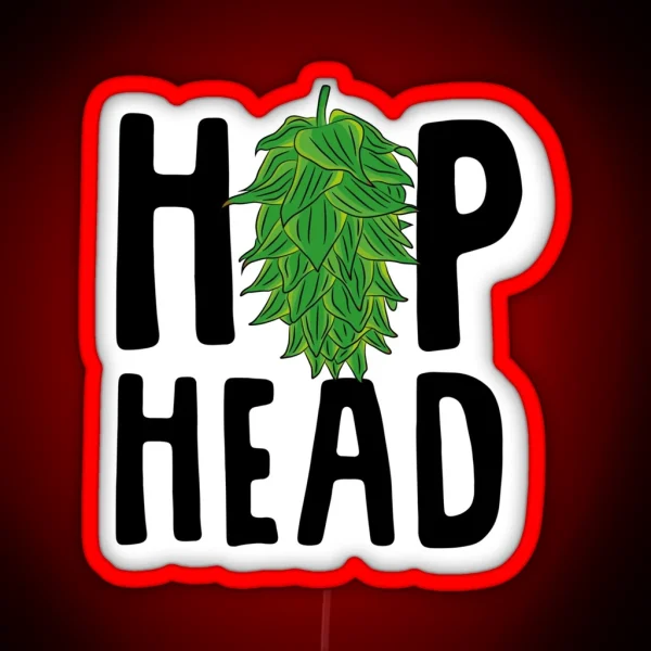 Hophead Hop Head RGB Neon Sign