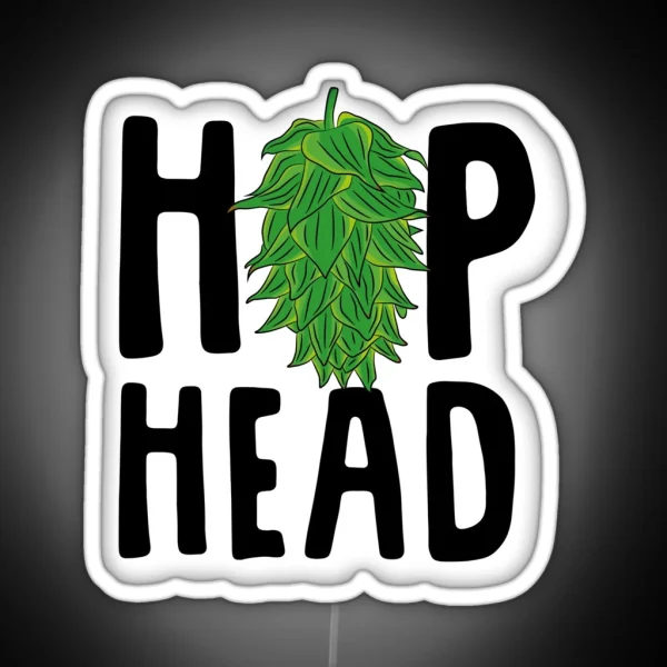 Hophead Hop Head RGB Neon Sign