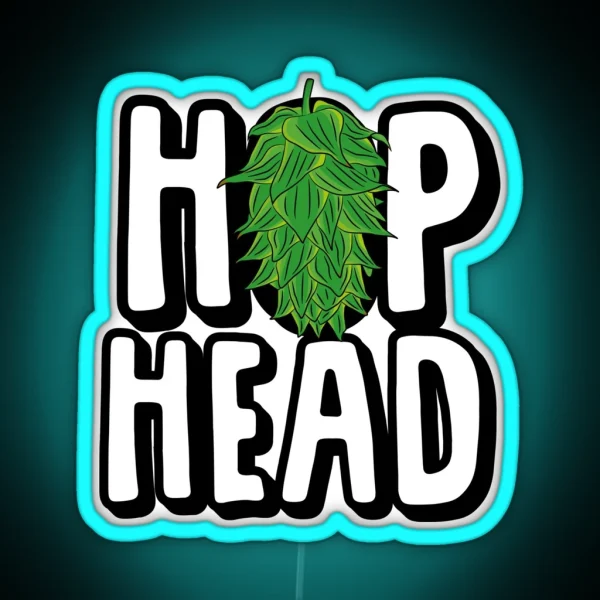 Hophead Hop Head RGB Neon Sign
