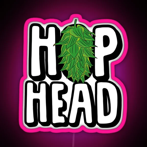 Hophead Hop Head RGB Neon Sign