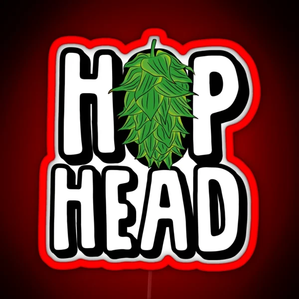 Hophead Hop Head RGB Neon Sign