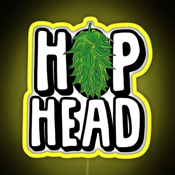 Hophead Hop Head RGB Neon Sign
