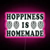 Homemade Homebrewing Enthusiasts Colorful Customizable RGB Neon Sign Decorations