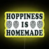 RGB neon sign for homebrewers and beer enthusiasts with passion