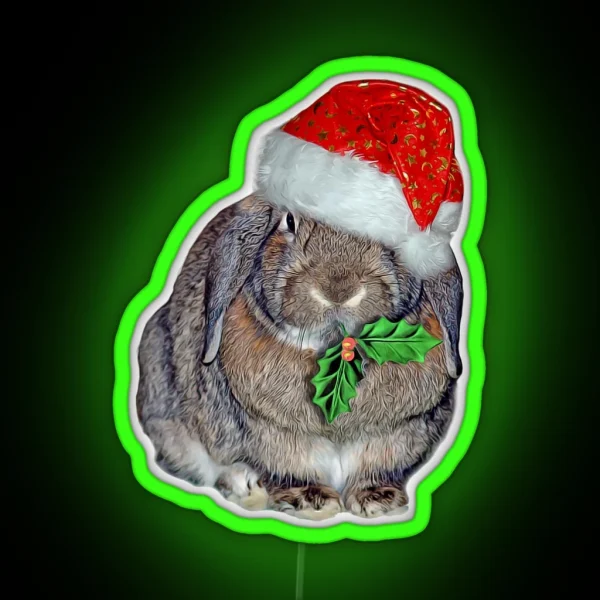 HOPPY CHRISTMAS RGB Neon Sign