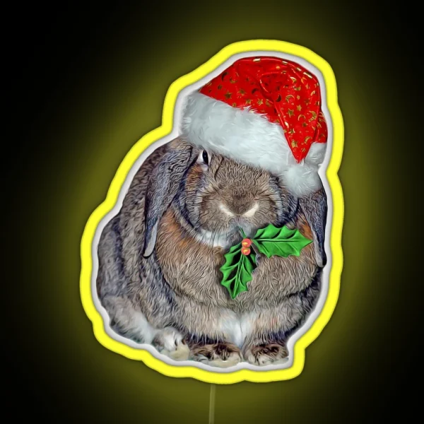 HOPPY CHRISTMAS RGB Neon Sign