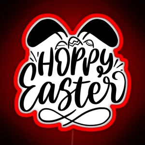Hoppy Easter One Hoppy Mama RGB Neon Sign