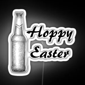 Hoppy Easter RGB Neon Sign