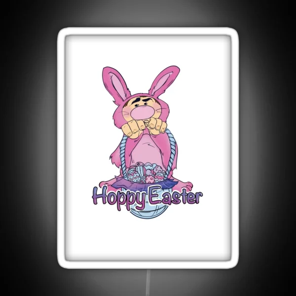 Hoppy Easter RGB Neon Sign
