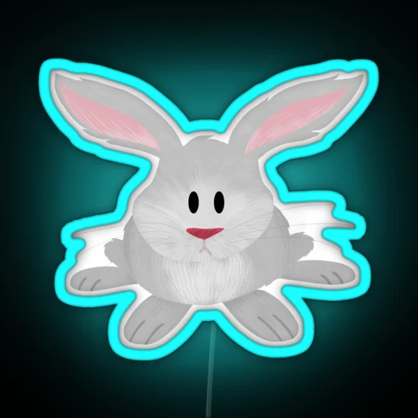 Hoppy Easter RGB Neon Sign