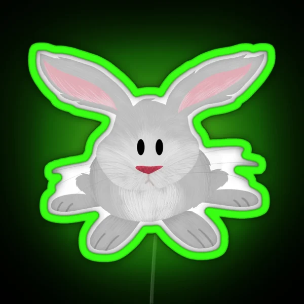 Hoppy Easter RGB Neon Sign