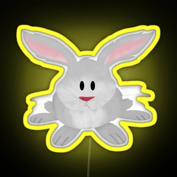 Hoppy Easter RGB Neon Sign