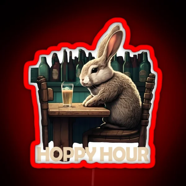 Hoppy Hour RGB Neon Sign