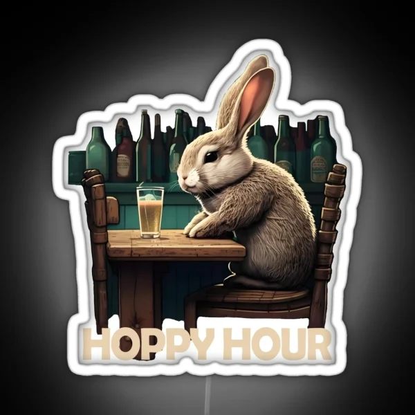 Hoppy Hour RGB Neon Sign