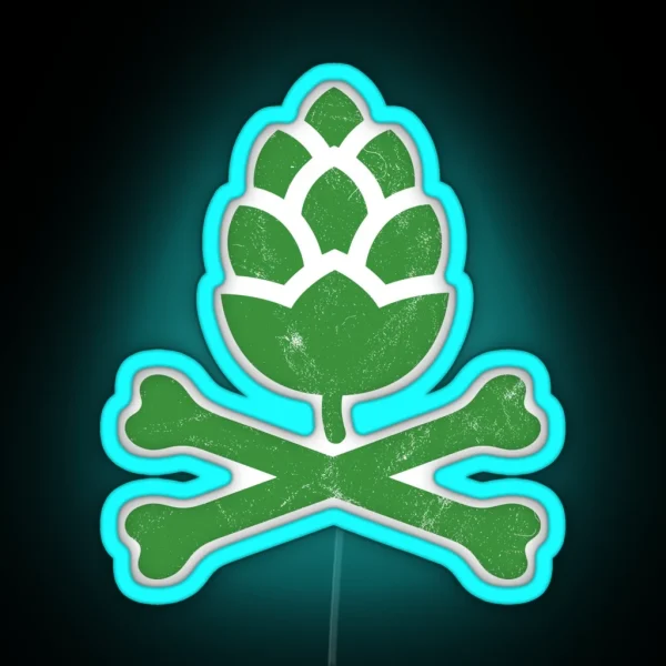 Hops Barley Malt Beer RGB Neon Sign