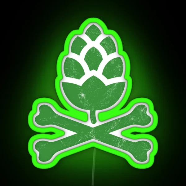Hops Barley Malt Beer RGB Neon Sign