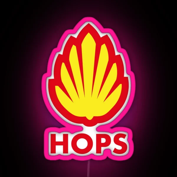 Hops Logo RGB Neon Sign