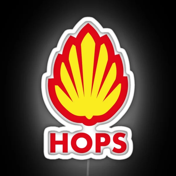 Hops Logo RGB Neon Sign