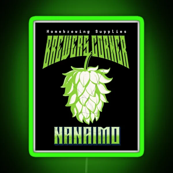 Hops N Grunge RGB Neon Sign
