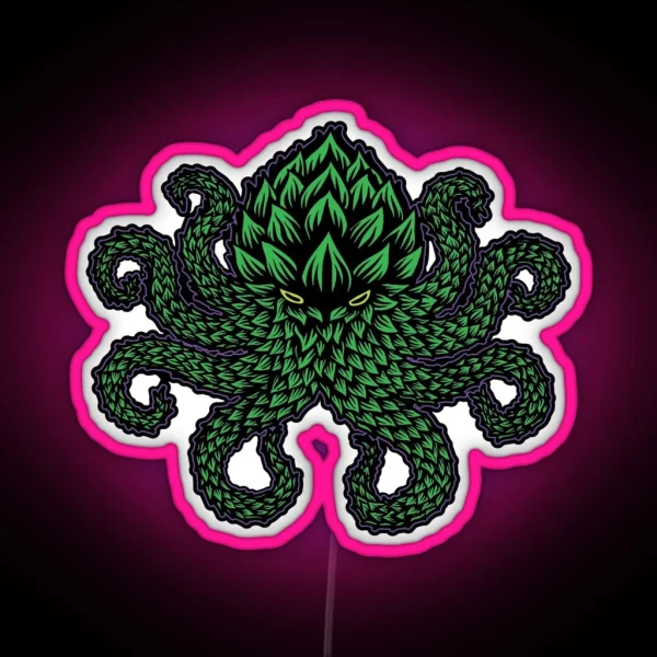Hoptopus RGB Neon Sign