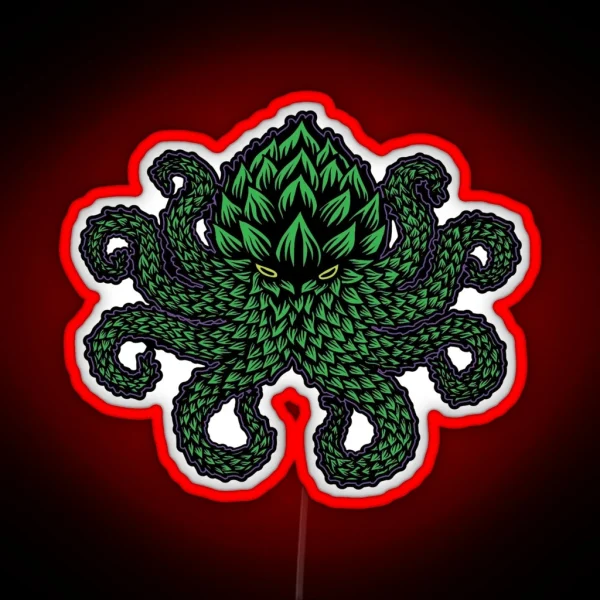 Hoptopus RGB Neon Sign
